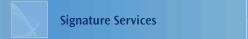 Signature Services